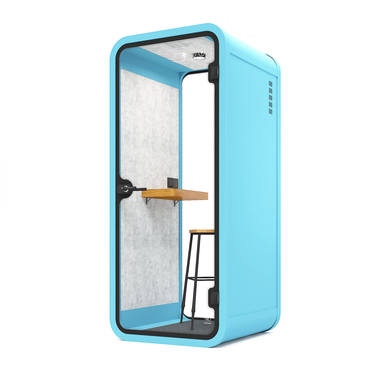Single Occupancy Acoustic Privacy Pod – Aluminum Alloy Frame – Customized Color | KIMLUD