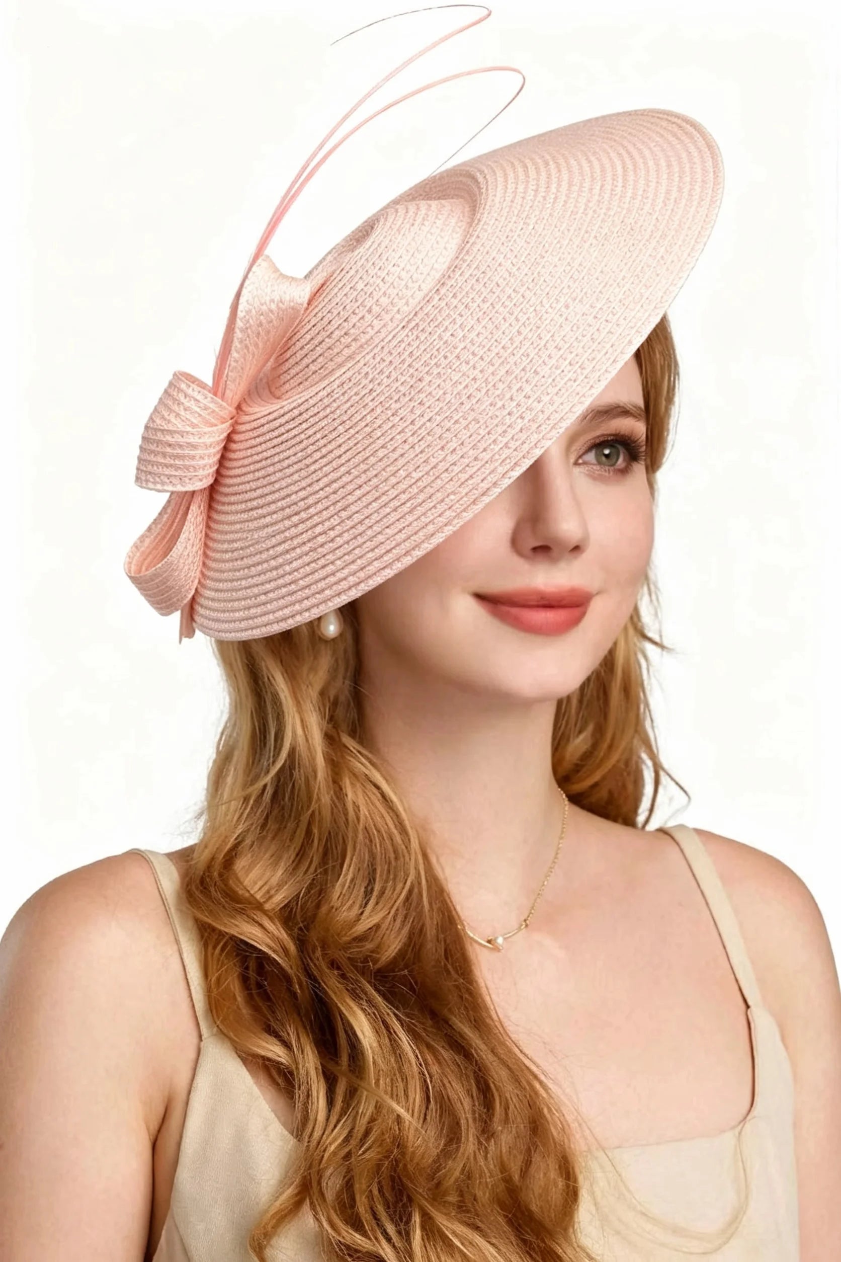 Polyester Fascinator Pillbox Hat — Black White | KIMLUD