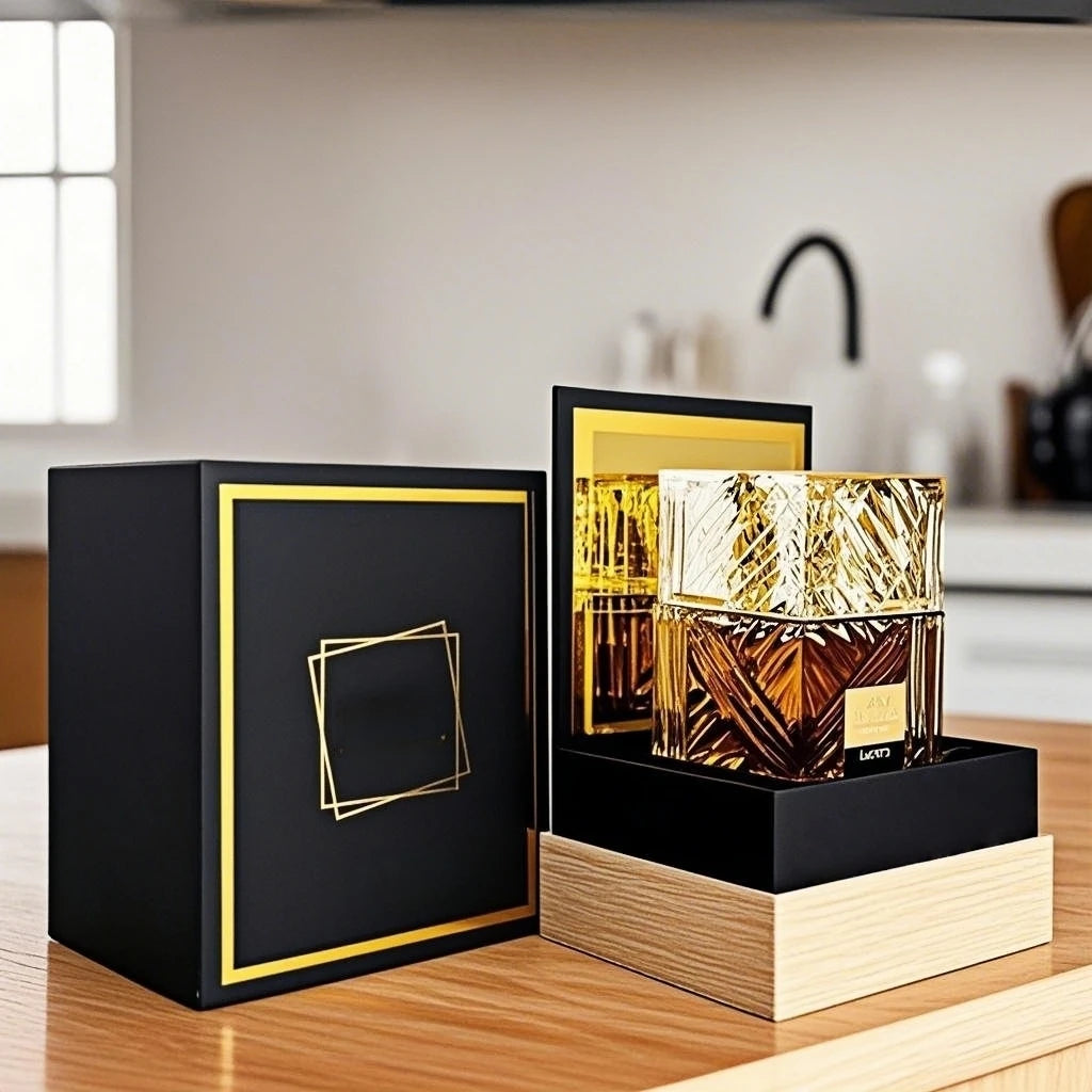 Oud Amber Oriental Unisex Perfume — Gold | KIMLUD