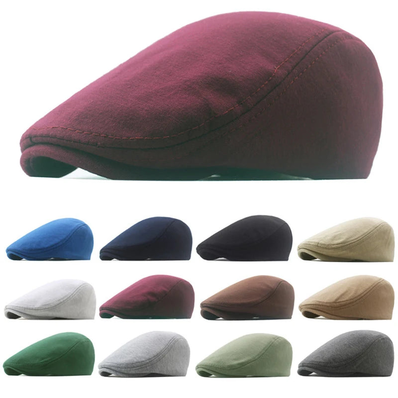 Retro Wool Cap Winter Classic Silhouette — Black | KIMLUD