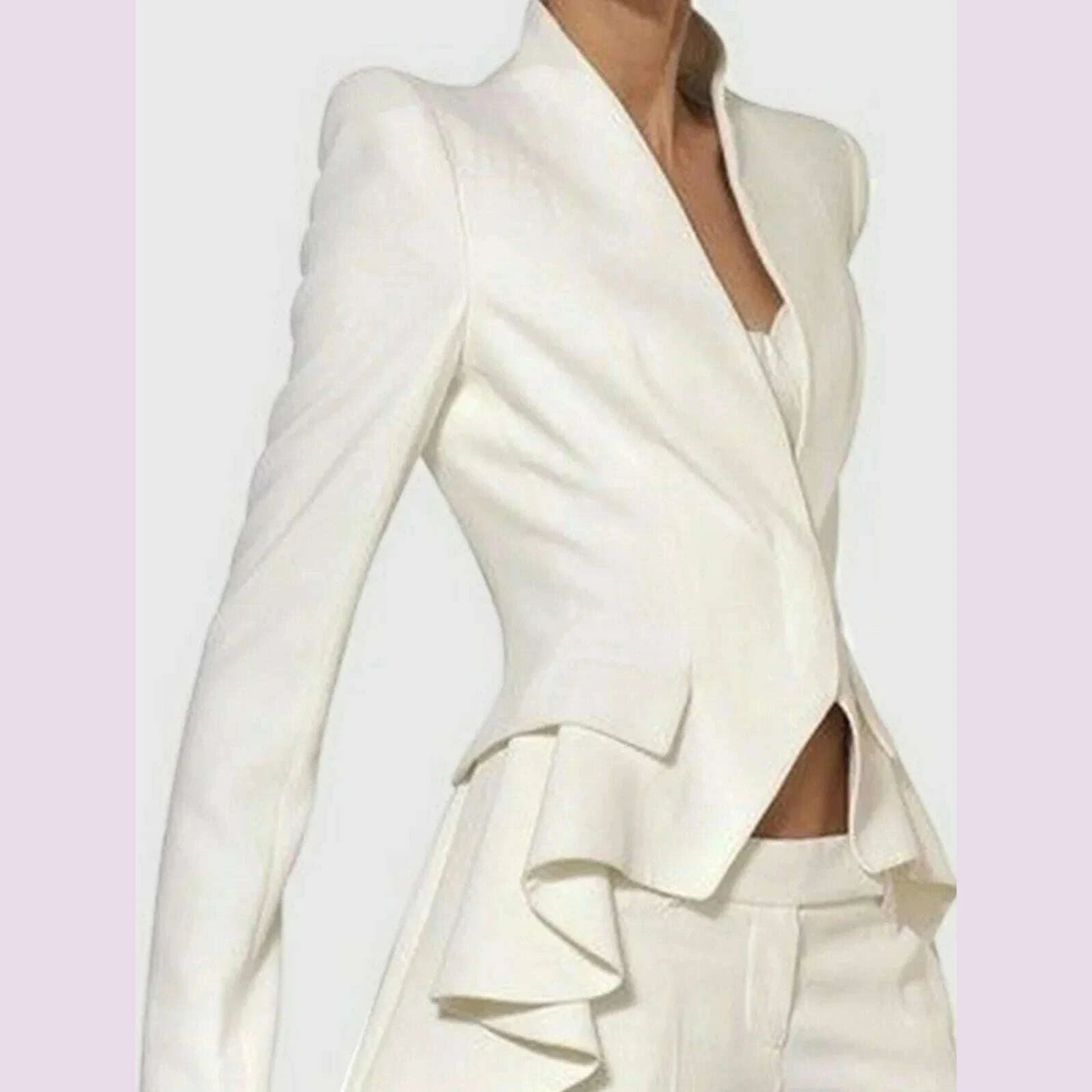 chic-blazer-woman-spring-autumn-long-sleeve-stand-collar-solid-coat-slim-ruffle-casual-jackets-vintage-tailed-blazers-outwears-kimlud-kimlud-33917460