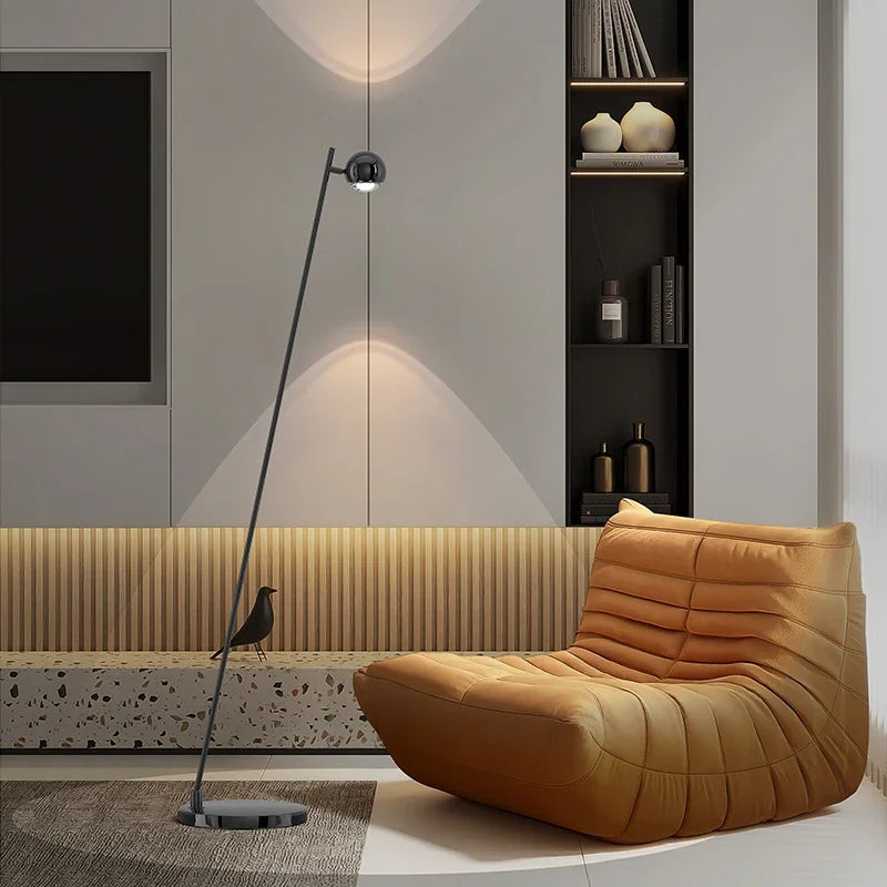 Hot Selling Wind Living Room Sofa Next To The Floor Light Modern Simple Sense Can Rotate The Hand Sensing Bedroom Floor Lamp