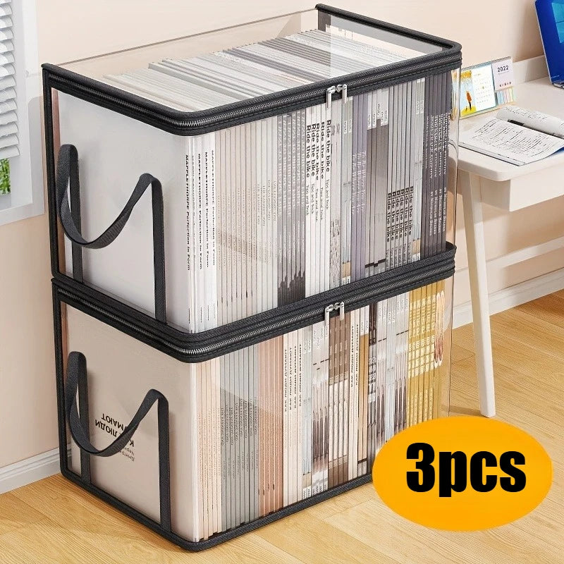 Transparent Heavy-Duty Storage Box — Clear | KIMLUD