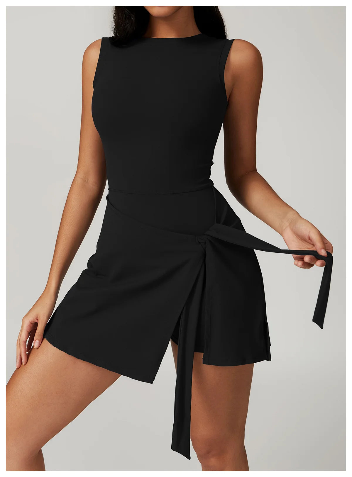 Backless One Piece Romper Jumpsuit Set — Black | KIMLUD