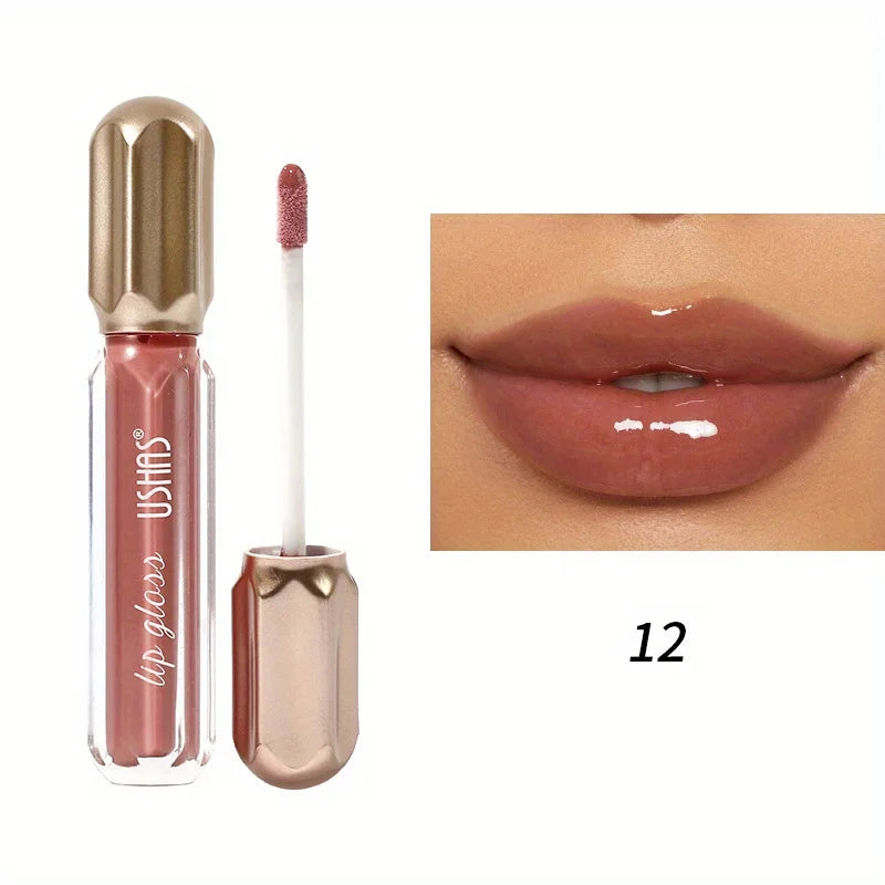 5-Color Jelly Lipsticks, Temperature Color Changing Crystal Flower Lip Gloss, Long Lasting Nourishing Hydrating Rosehip Oil Lips