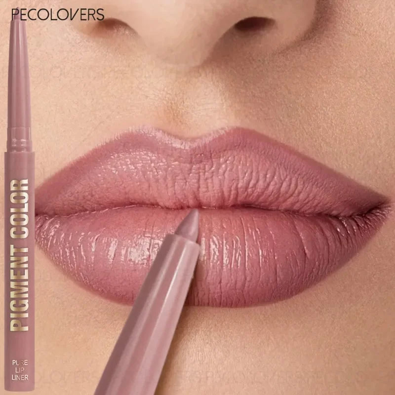 Multi-color Lipstick, Solid Lip Liner, Depicts The Outline of The Lips, Charming and Full Lips, Without Drying, Lip Cosmetics