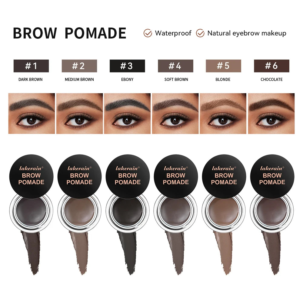 Gel Cream Eyebrow Cream Long-Lasting Waterproof — Medium Brown | KIMLUD