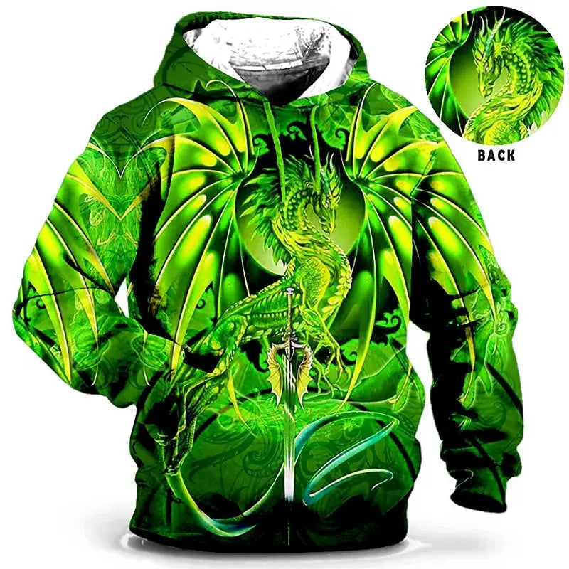 Men's Hoodie – 3D Printed – Elastane Polyester – Unknown Color | KIMLUD