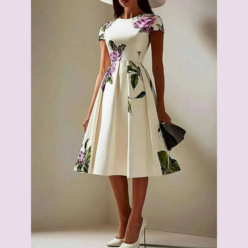 modigirl-2025-new-woman-flower-print-midi-dresses-summer-skinny-stand-collar-elegant-vintage-romantic-evening-dress-for-women-kimlud-kimlud-33922360