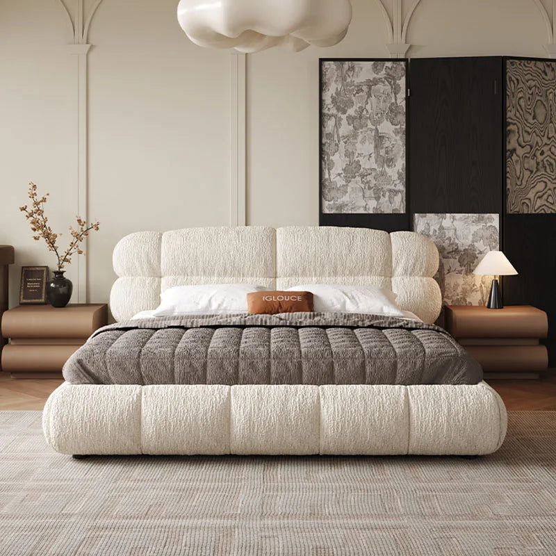Sleeping Design Bed Comfortable Modern Aesthetic European Unique Funky Bed Universal Letto Matrimoniale Lounge Suite Furniture