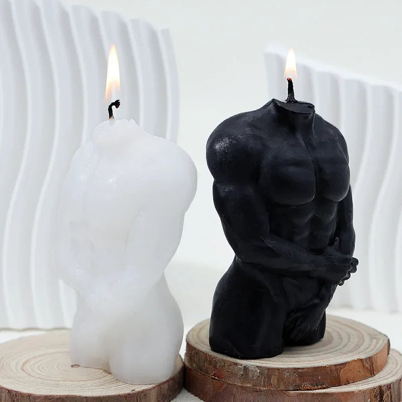 KIMLUD, Male Styling Aromatherapy Candle Body Ornament Birthday Candles Aromatherapy Candle Gift m, KIMLUD Womens Clothes