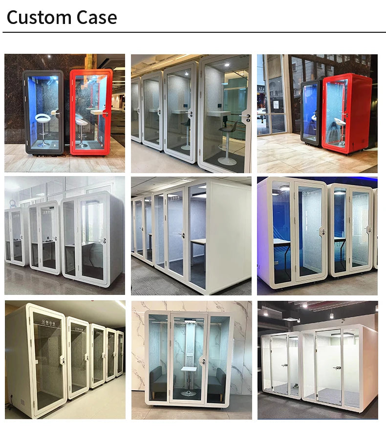 Sound Insulation Silent Booth – Detachable – Aluminum Frame | KIMLUD