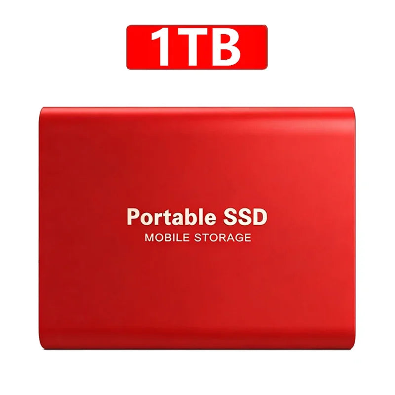 High-Speed Slim Portable External SSD 2TB — Black | KIMLUD