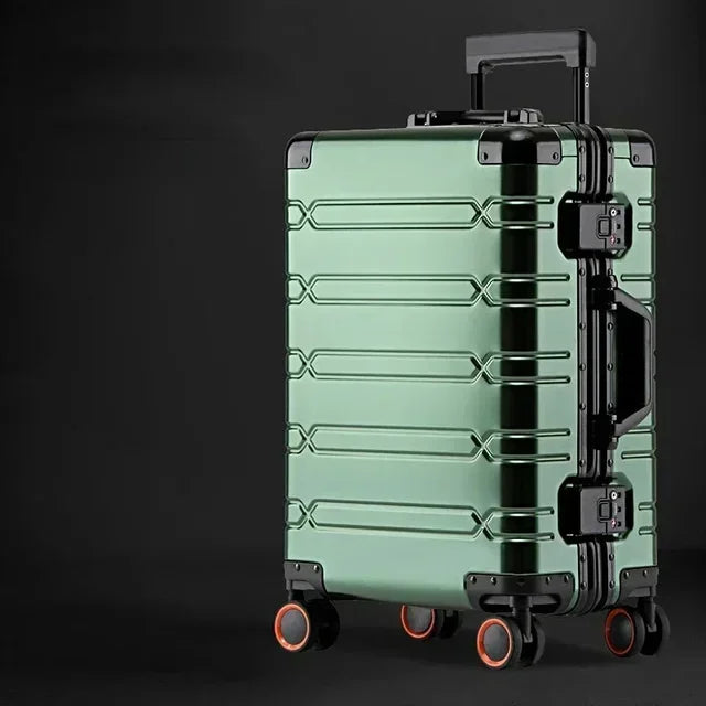 Travel Bags Rolling Luggage Luggage 20‘’Carry-On Cabin Suitcase  Aluminum-magnesium Alloy Travel Suitcase