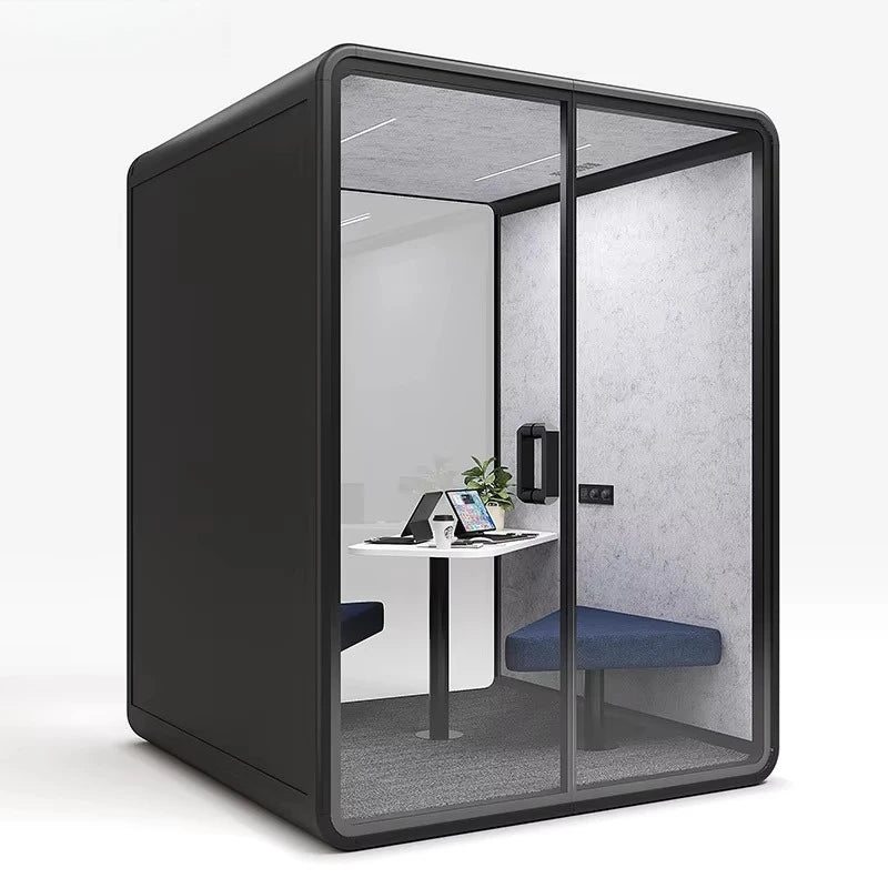 Acoustic Meeting Pod – Soundproof Booth – Carbon Fiber Frame | KIMLUD