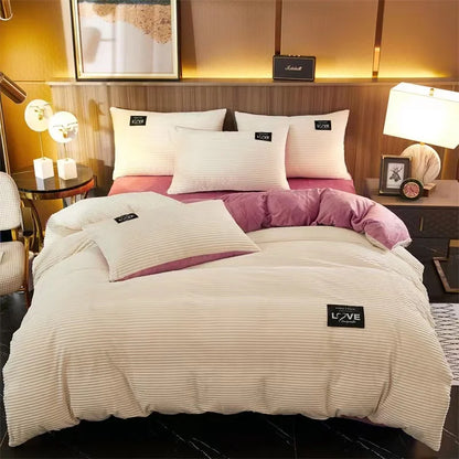 Duvet Cover – Winter Warmth – Velvet | KIMLUD