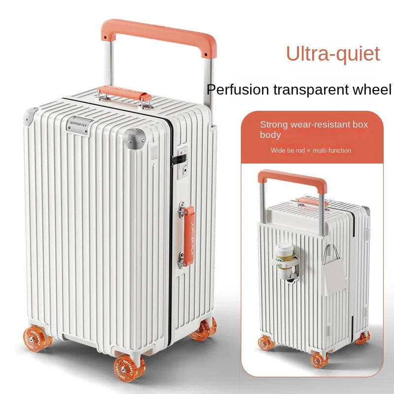 Travel Suitcase – Multi Size Luggage with Wheels – Polycarbonate Zipper | KIMLUD