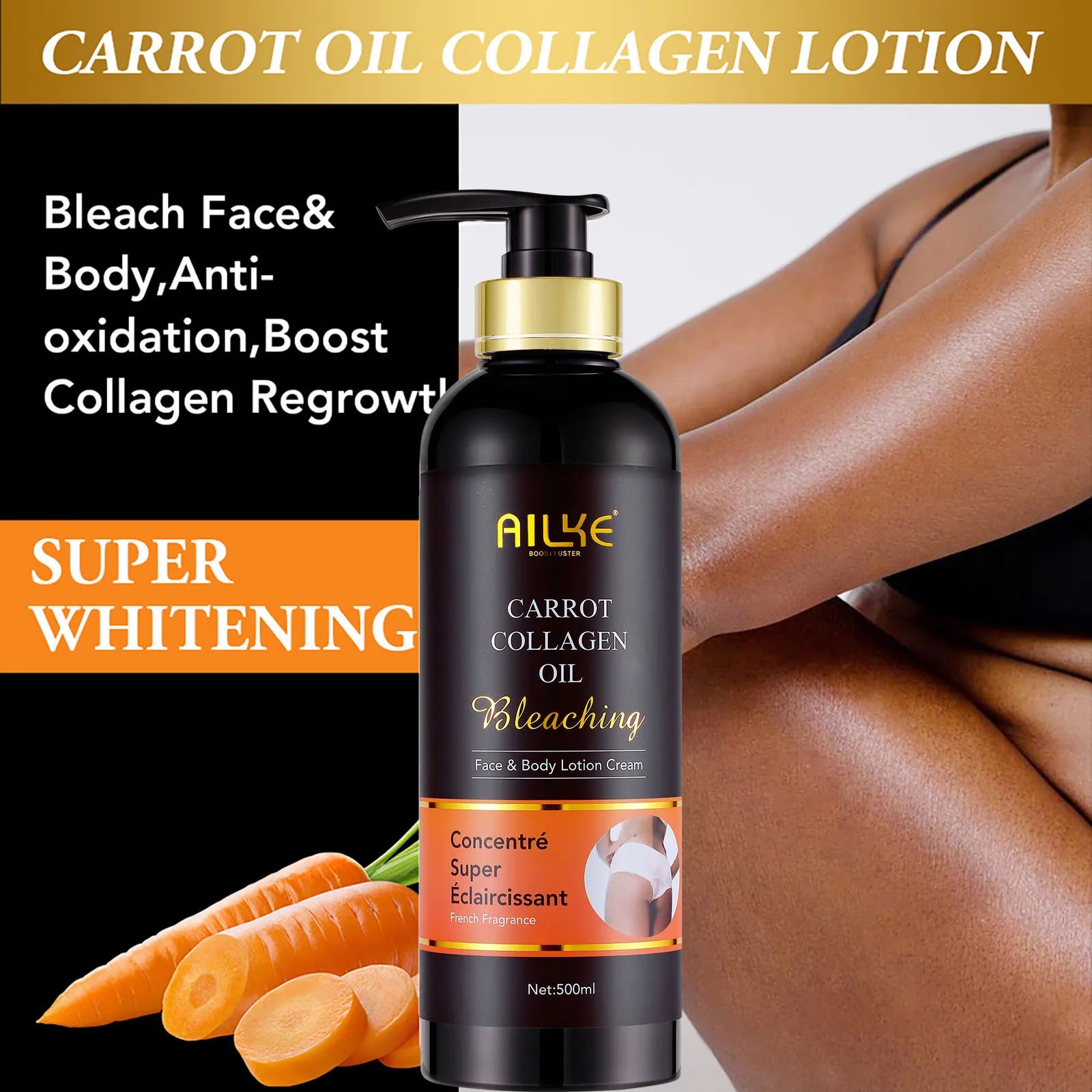 AILKE Collagen Women Skin Care Set, Moisturizing, Whitening, Youther, Remove Freckle, Dark and Black Spots, Skin Lightening Kit