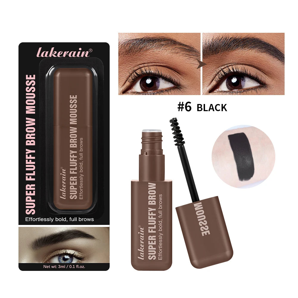 Waterproof Eyebrow Mousse Superfluff Volumizing Brow Thick Fluffy Brows Soft Long-lasting Makeup Fluffy Thick Eyebrows  Makeup