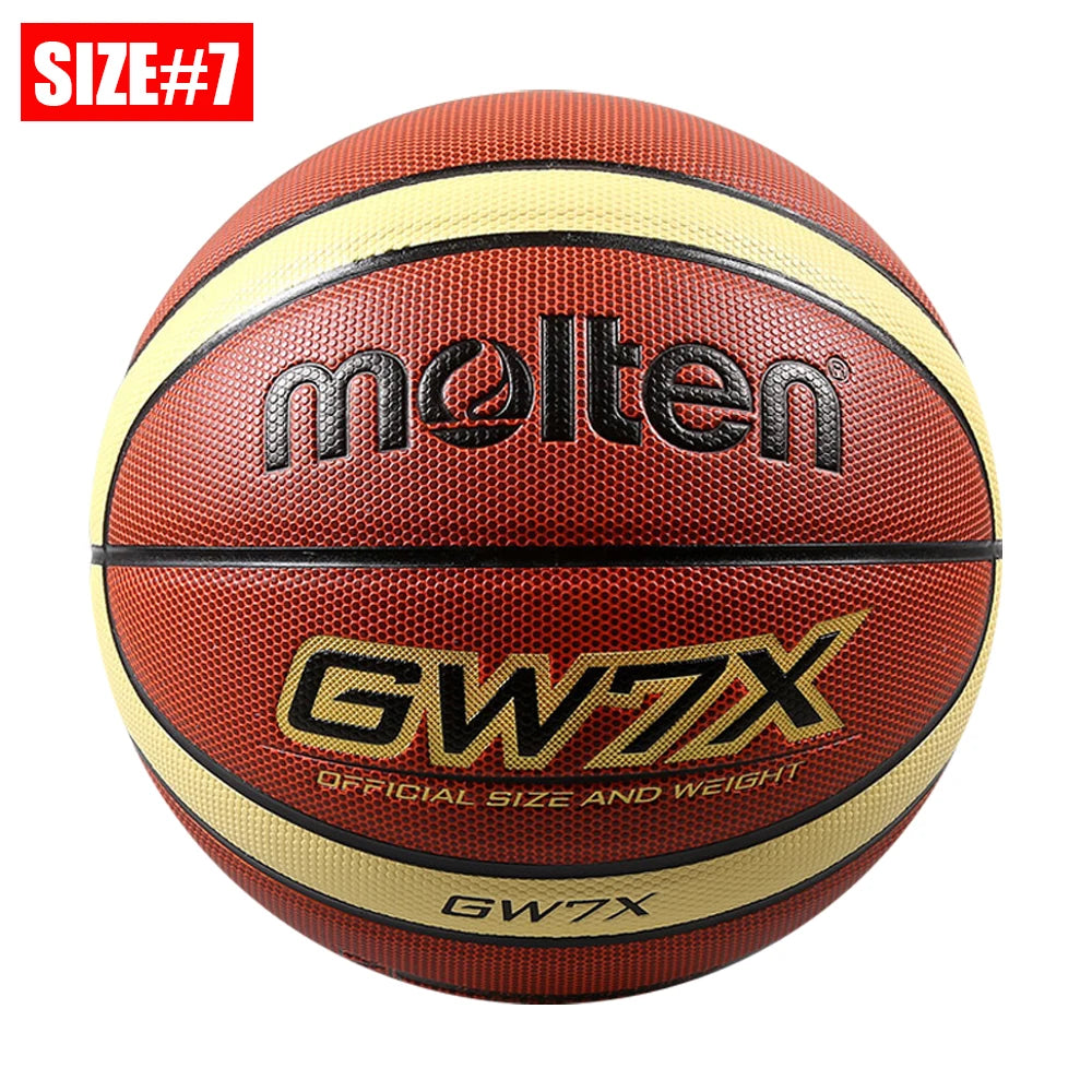 PU Basketball Official Size 7 6 5 — Orange | KIMLUD