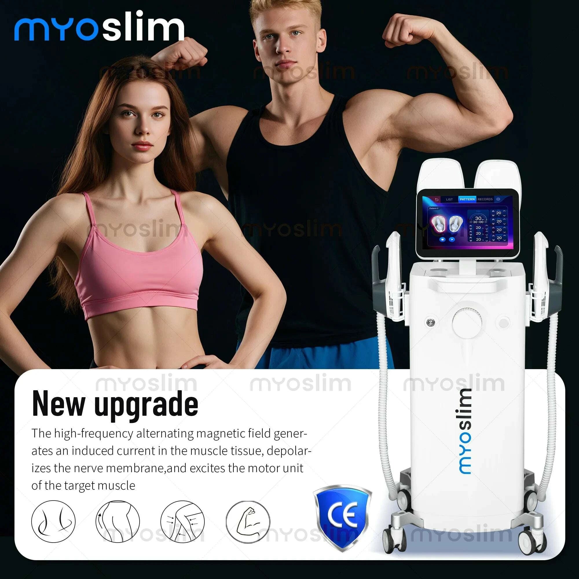 KIMLUD, RF MYOslim Body Sculpting Machine Fat Weight Loss Massager 15 Electromagnetic Sculpt Slimming Muscle Stimulation Device, KIMLUD Womens Clothes