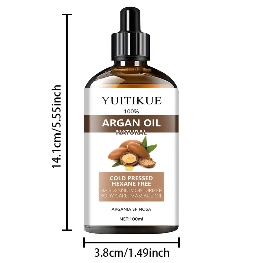 Argan Oil Serum Multi-Purpose Moisturizer Hair And Skin — Golden Amber | KIMLUD
