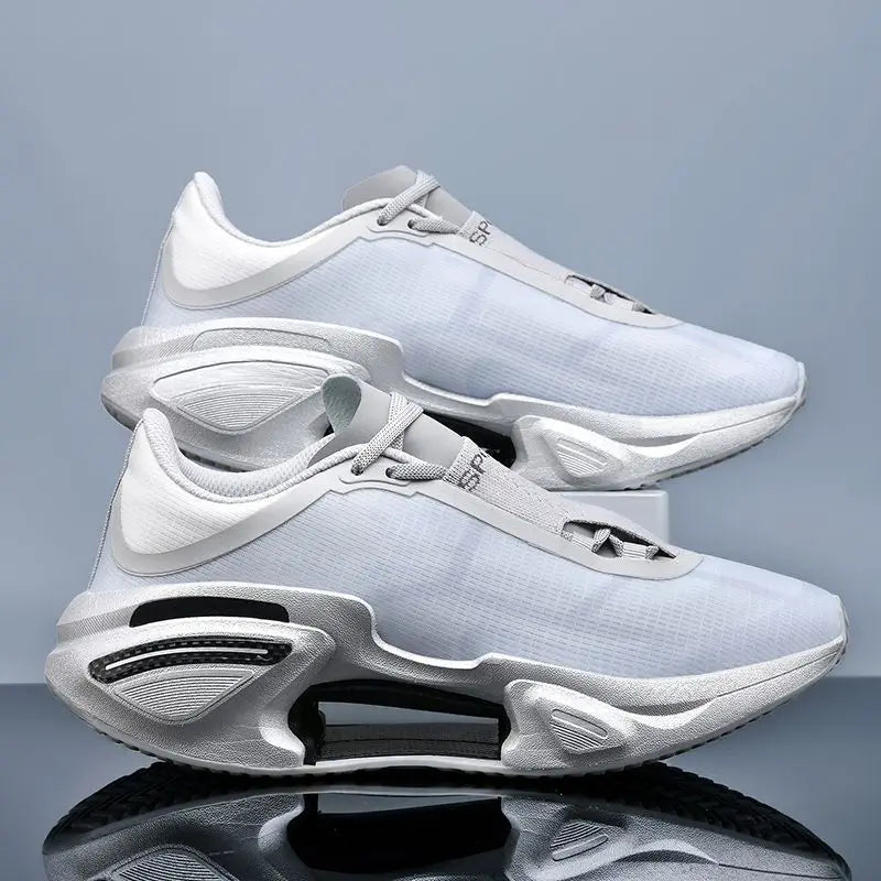 Running Shoes - High Elastic Support - Fabric Upper | KIMLUD