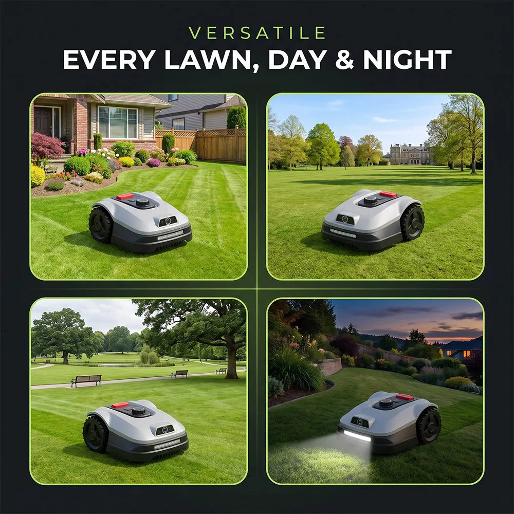 Robotic Lawn Mower – RTK Navigation AI Obstacle Avoidance – Wire-Free | KIMLUD