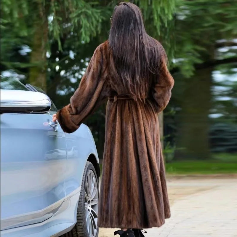 Mink Fur Coat – Full Pelt – Long Coat | KIMLUD