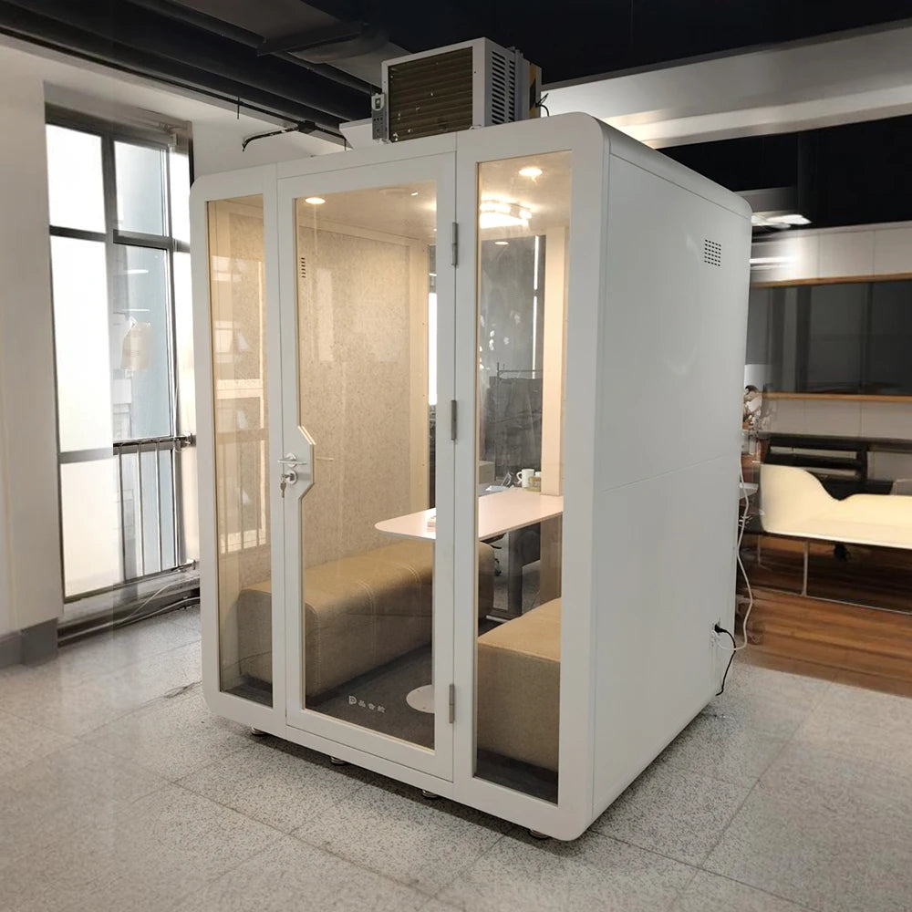Soundproof Booth - Silent Acoustic Cabin - Steel Frame | KIMLUD