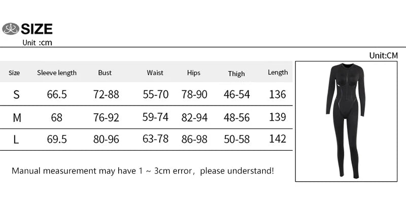 KIMLUD, OMSJ Sporty Body Shaping Full Sleeve One Piece Out Going Fashion Jumpsuits Panelled Round Collar Zip Slim Women's Casual Rompers, KIMLUD Womens Clothes