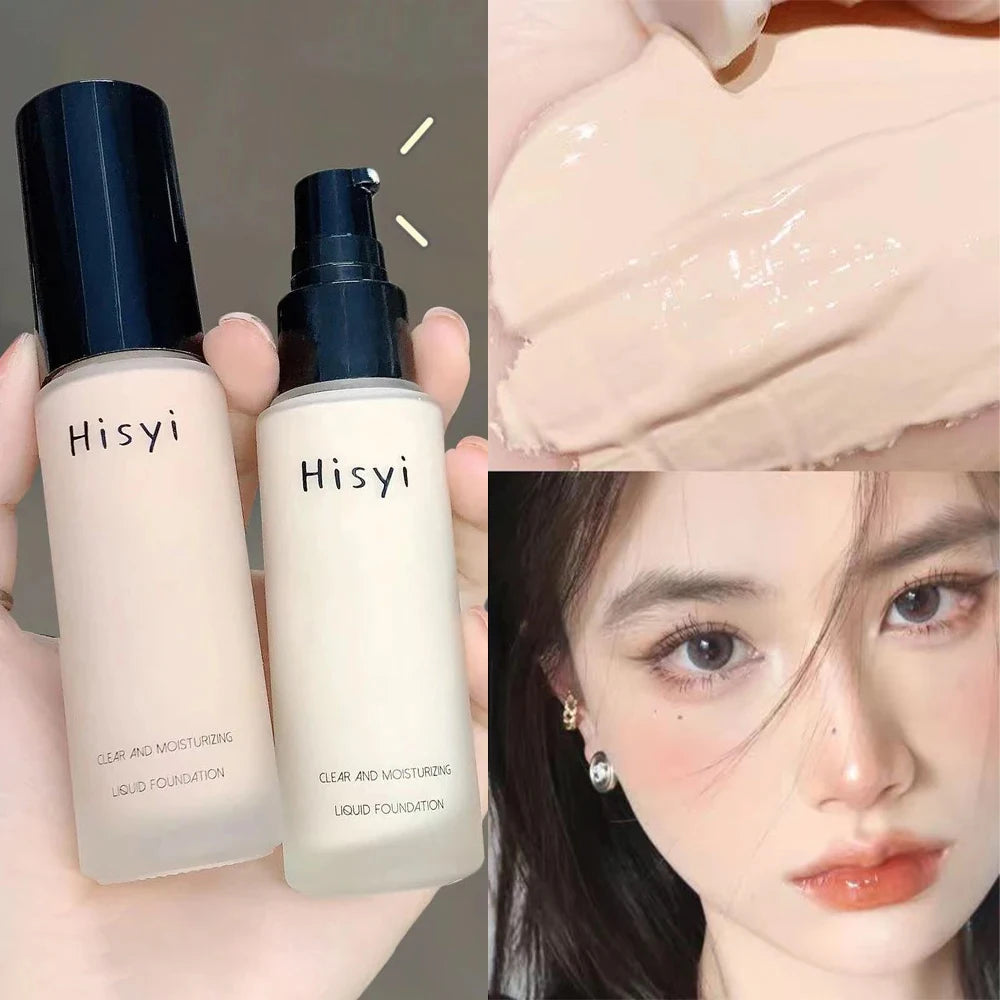 Liquid Foundation High Coverage Long-Wear — Ivory | KIMLUD