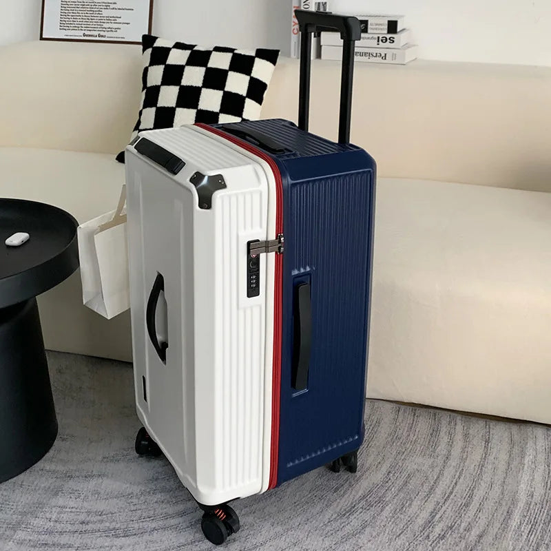 COLENARA High Quality Luggage 28"30" Large Capacity Trolley Case 22"26 ABS+PC Cart Type Duffel Bag 32"34 Inch Travel Suitcase