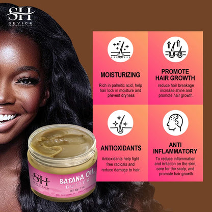 Batana Oil Hair Growth Set Traction Alopecia — Pink | KIMLUD