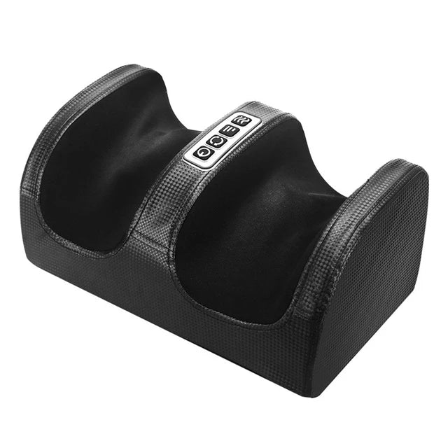 Shiatsu Foot Massager With Heated Rollers — Deep Burgundy | KIMLUD