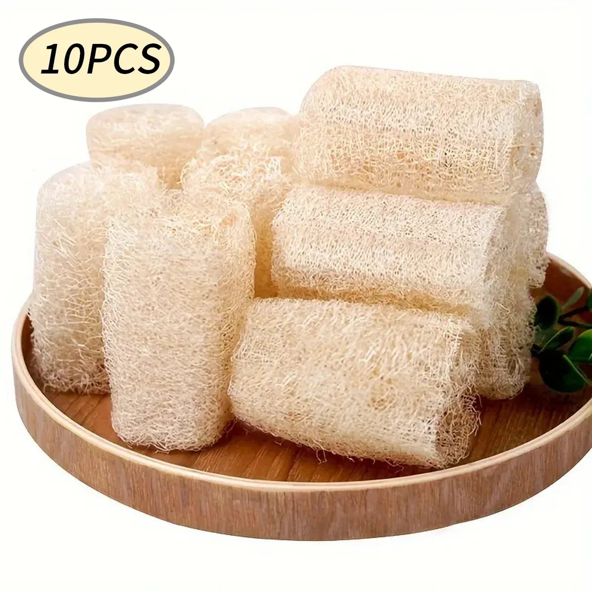 Natural Loofah Dishwashing Cloth, Loofah Sponge Scrubber, Loofah Sponge Scrubber, Scouring Pad, Loofah Brush Pot Brush