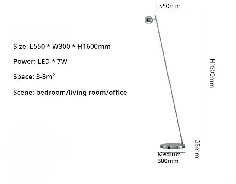 Hot Selling Wind Living Room Sofa Next To The Floor Light Modern Simple Sense Can Rotate The Hand Sensing Bedroom Floor Lamp
