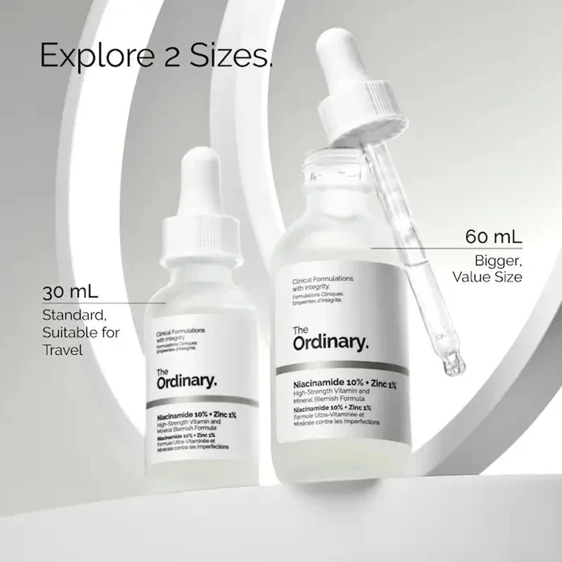 Korean Niacinamide 10% + Zinc 1% Serum 30ml Multi Effect Improve Texture Reduce Excess Oil Strengthen Skin Moisture Barrier