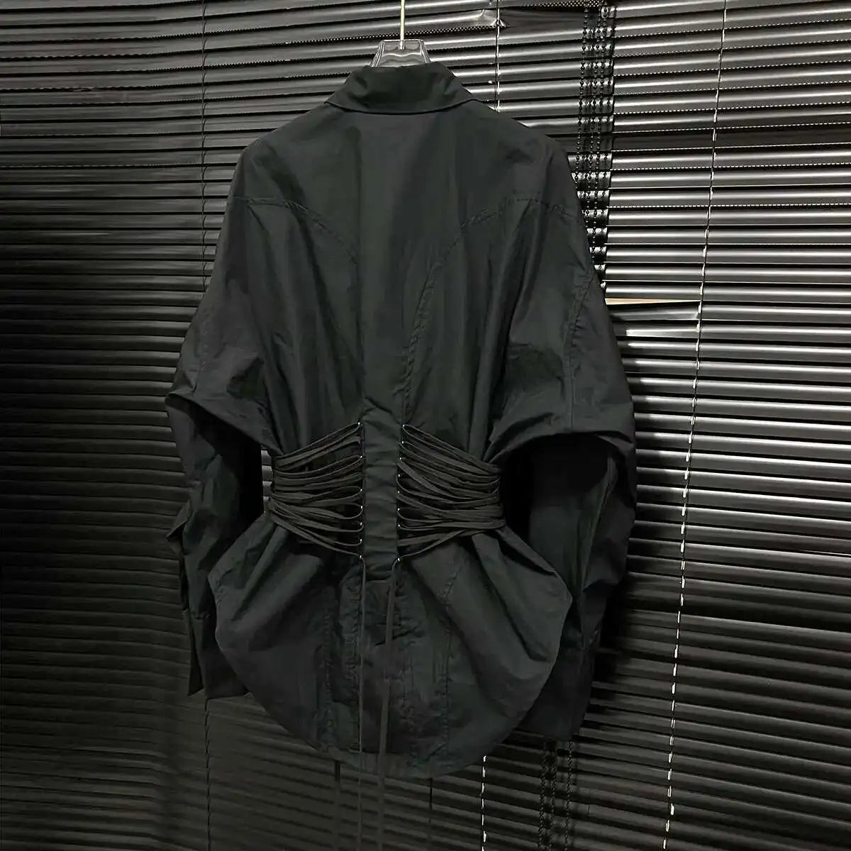 Long Sleeve Shirt – Waist Strap – Loose Silhouette | KIMLUD