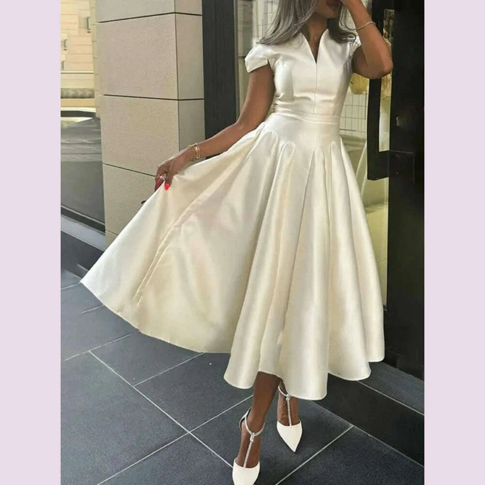freeacy-womens-elegant-dress-v-neck-cap-sleeves-slim-fit-a-line-party-dresses-solid-color-high-waist-pleated-midi-dress-kimlud-kimlud-33922344