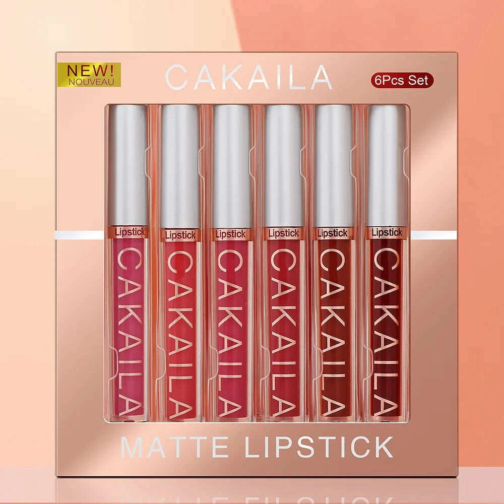 cakaila-6-color-lip-gloss-lipstick-set-liquid-matte-velvet-matte-womens-makeup-long-lasting-waterproof-non-stick-cup-non-fade-kimlud-kimlud-33919599