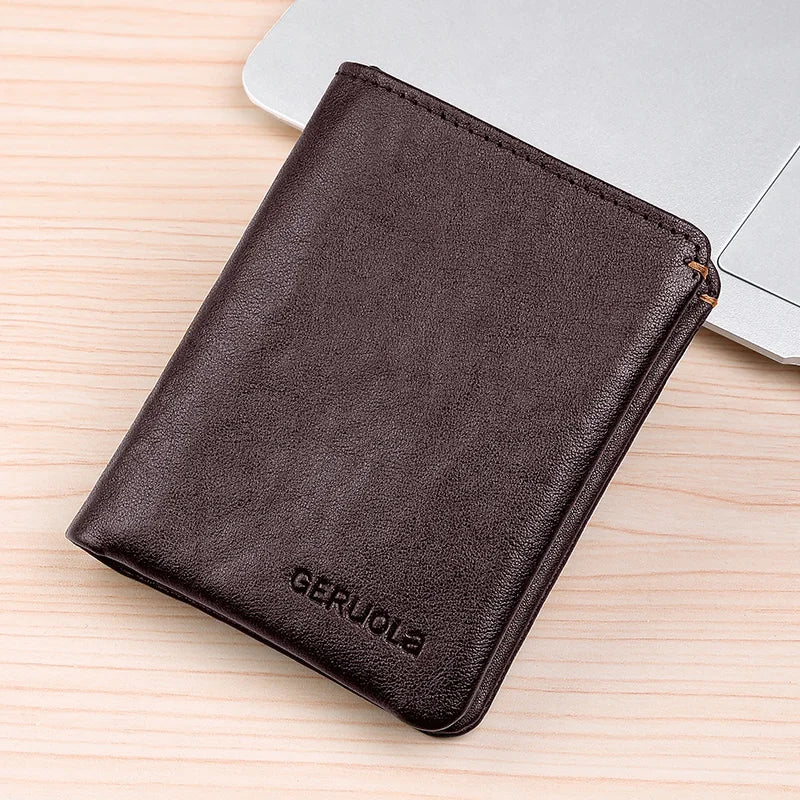 Wallet - RFID Blocking - Genuine Cow Leather - Card Slots | KIMLUD