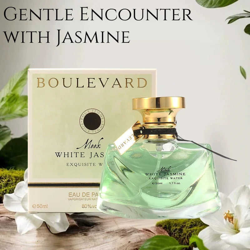 Floral Jasmine Perfume Luxury Exquisite — White | KIMLUD