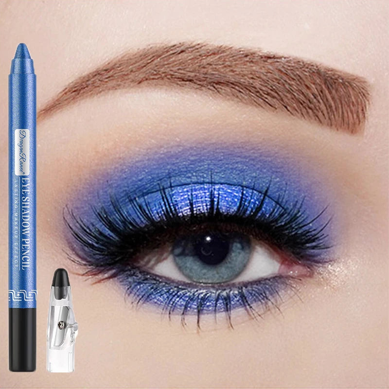 Eyeshadow Pencil – Long-Lasting Waterproof – Metallic Blue | KIMLUD