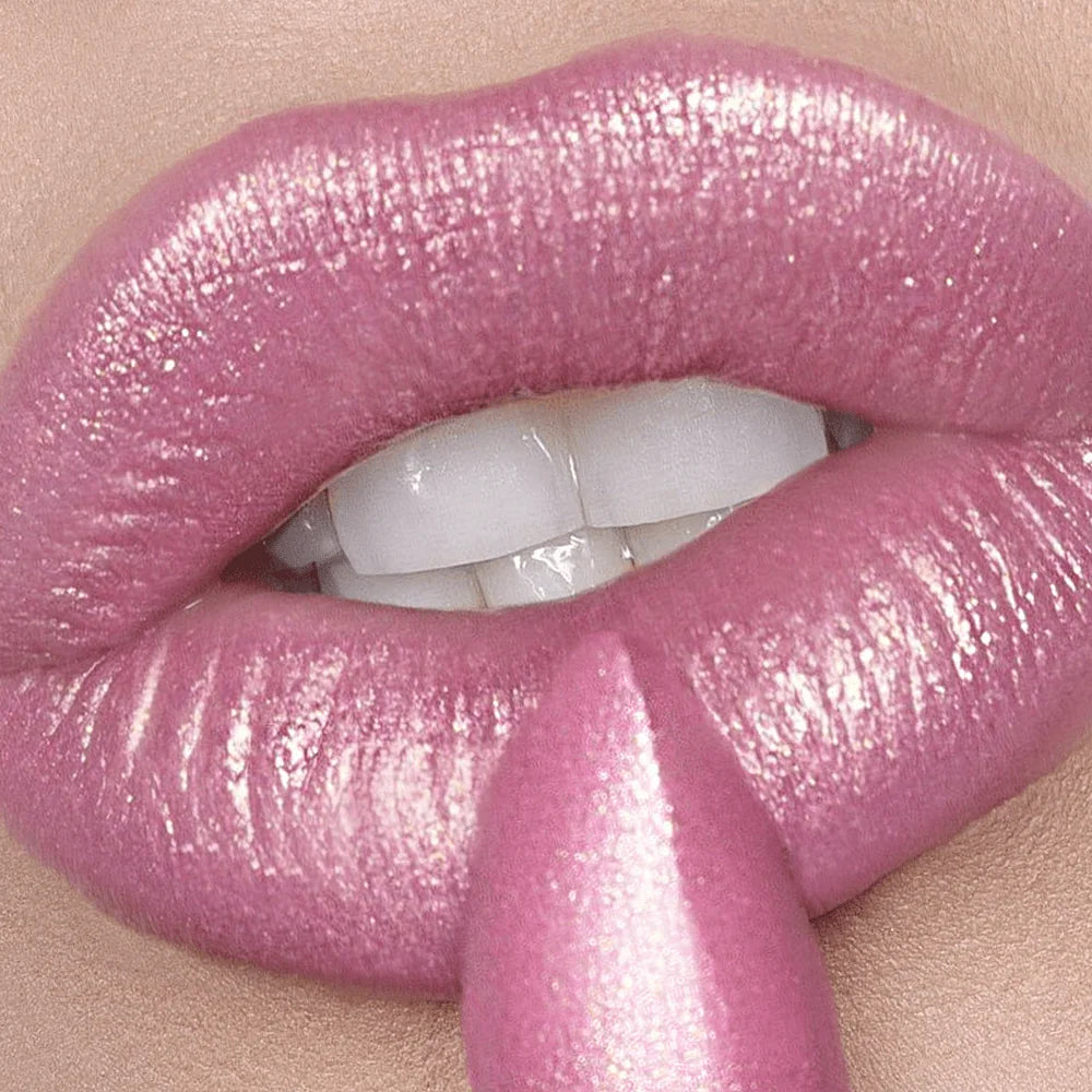 Lipstick – Long-Wear Waterproof – Lip Color – Pearlescent Pink | KIMLUD