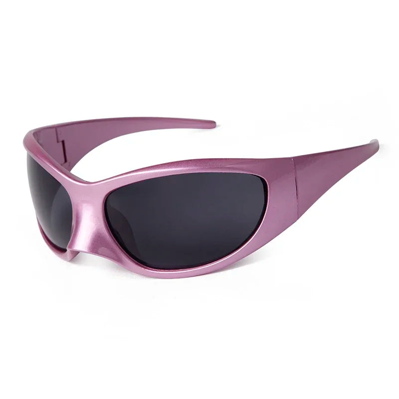 Plastic Oversized Frame Sunglasses — Black | KIMLUD