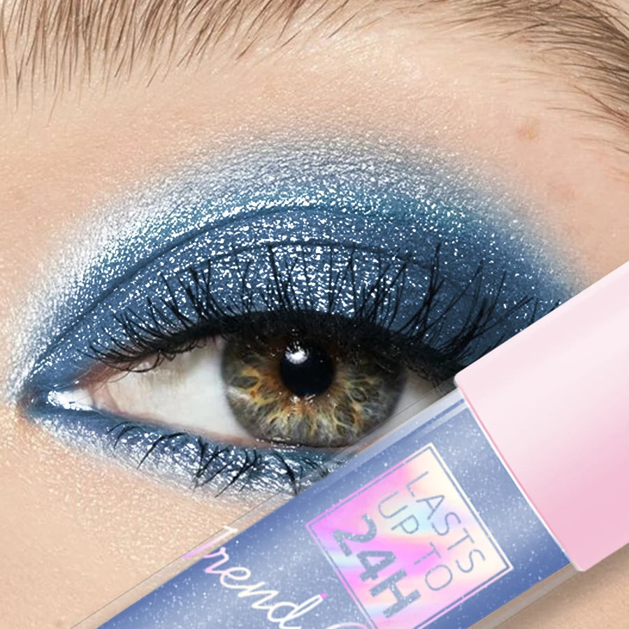 Metallic Liquid Eye Shadow Waterproof Long-Lasting — Gold | KIMLUD