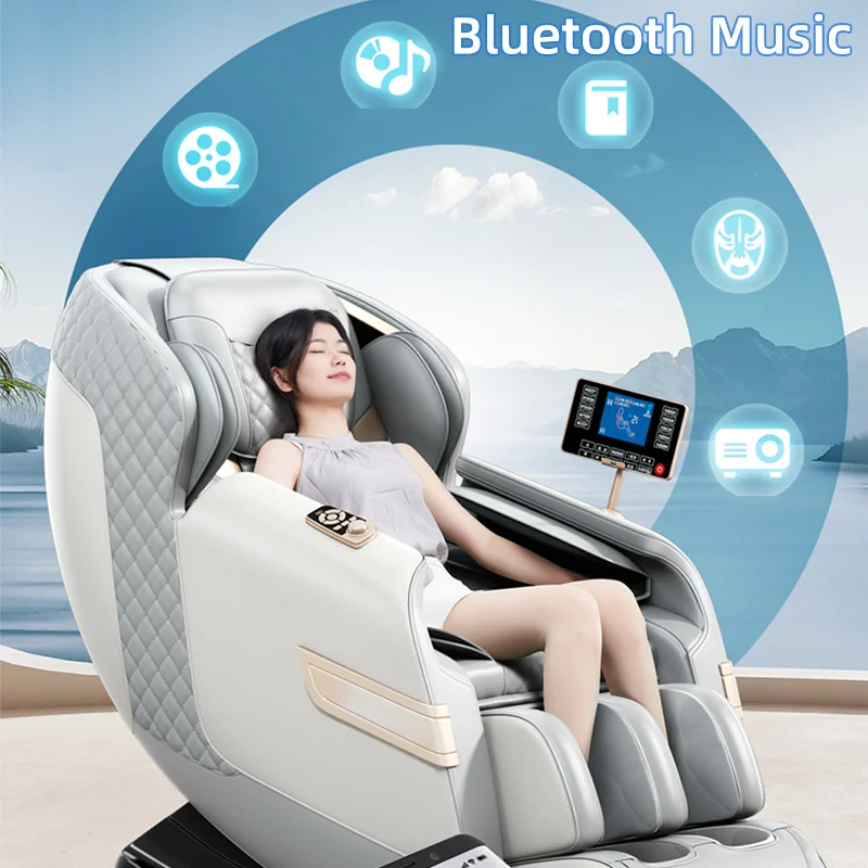 Three Year Warranty Home 4D Heating Massage Chairs Multifunctional Full Body Air Bag Wrapped Zero Gravity 3D Massage Office Sofa - KIMLUD