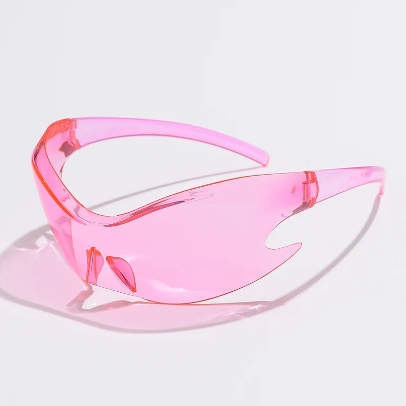 Punk Style Sunglasses UV400 Shield — Black | KIMLUD