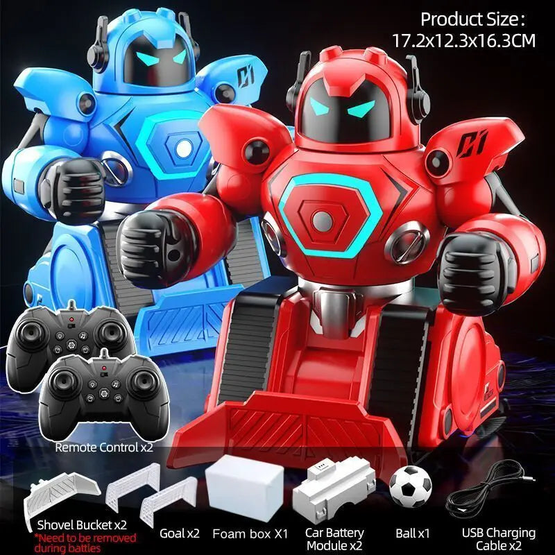 JJRC R30 parent-child interactive remote control football fighting robot double boxing remote control boy DIY children's toy
